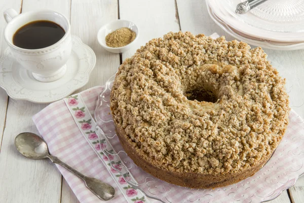 Gâteau au café à la cannelle — Photo