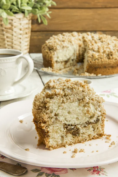 Zimt-Kaffee-Kuchen — Stockfoto