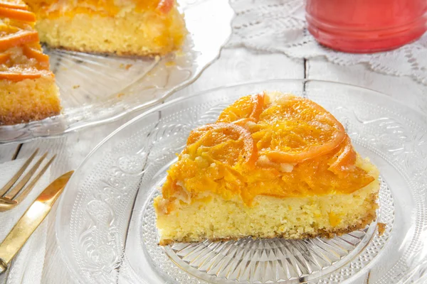 Tort mandarin — Fotografie, imagine de stoc