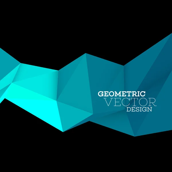 Abstract geometric triangle low poly set. Vector illustration — Wektor stockowy