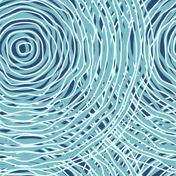 Cercles de couleur bleue motif sans couture. Illustration vectorielle — Image vectorielle