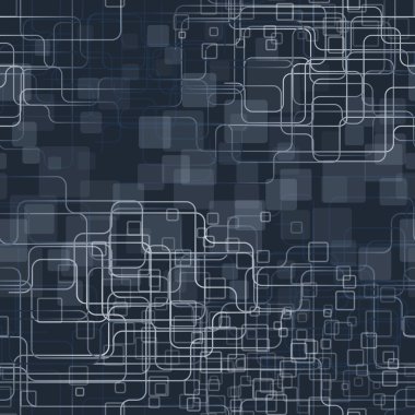 Trendy bir mavi teknoloji arka plan tarz. Seamlesspattern. Vektör çizim