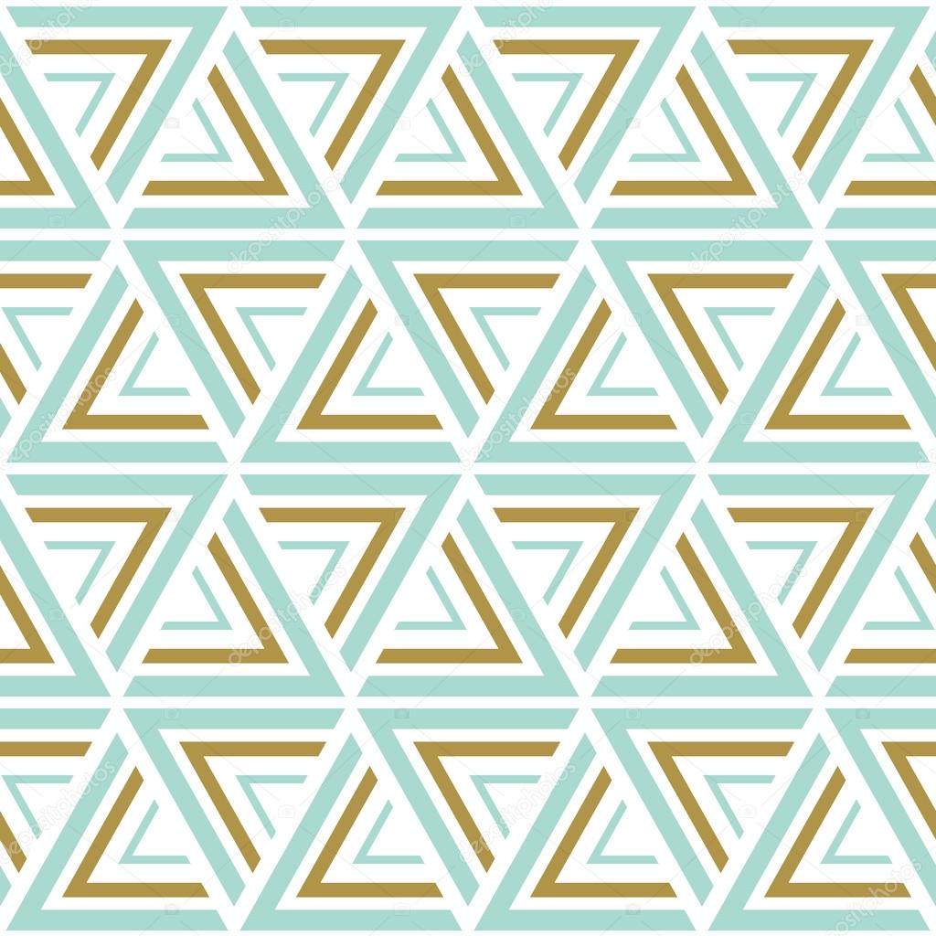 Seamless vector patterns. Blue and gold seamless background. Vector illustration