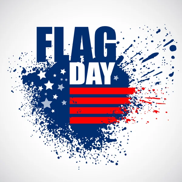 アメリカ国旗の日背景デザイン。ベクトル図 — ストックベクタ
