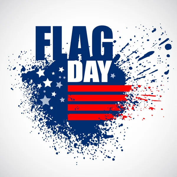 American Flag Day disegno di sfondo. Illustrazione vettoriale — Vettoriale Stock