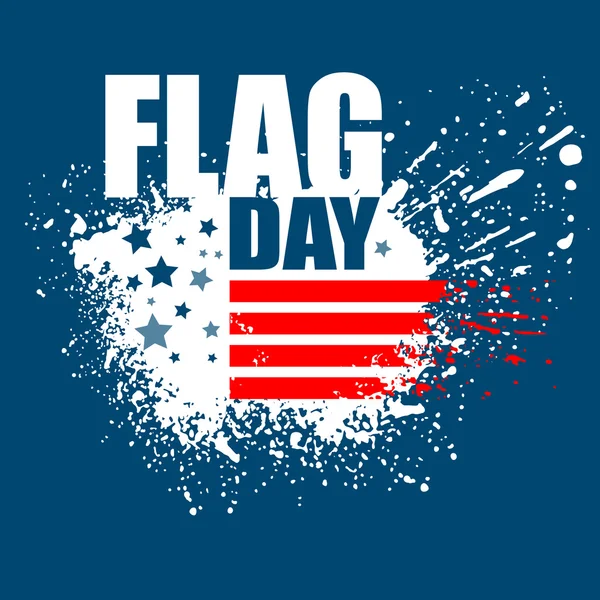 American Flag Day design de fundal. Ilustrație vectorială — Vector de stoc