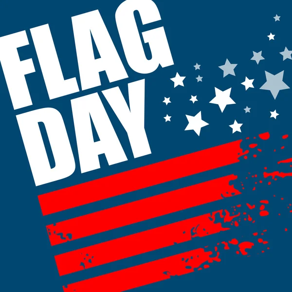 American Flag Day disegno di sfondo. Illustrazione vettoriale — Vettoriale Stock