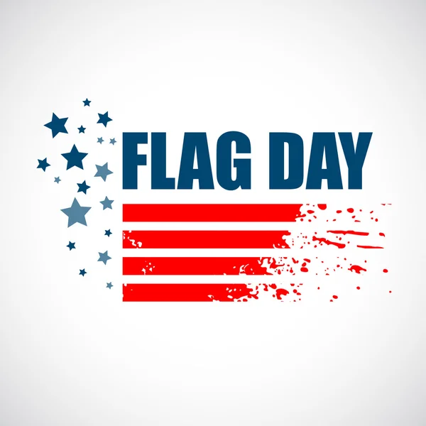 American Flag Day disegno di sfondo. Illustrazione vettoriale — Vettoriale Stock