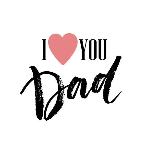 A legjobb apa betűkkel. Apák napi üdvözlőlap. Vektoros illusztráció — Stock Vector