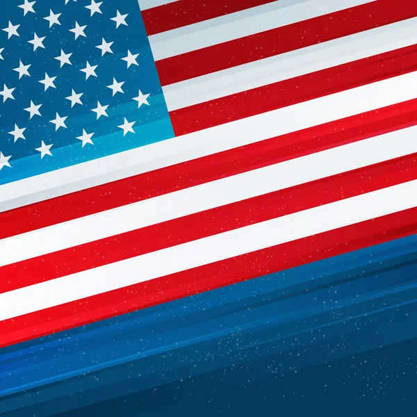Amerikaanse onafhankelijkheidsdag belettering van ontwerp. De achtergrond van een sjabloon voor wenskaarten, posters, folders en brochure. Vectorillustratie — Stockvector
