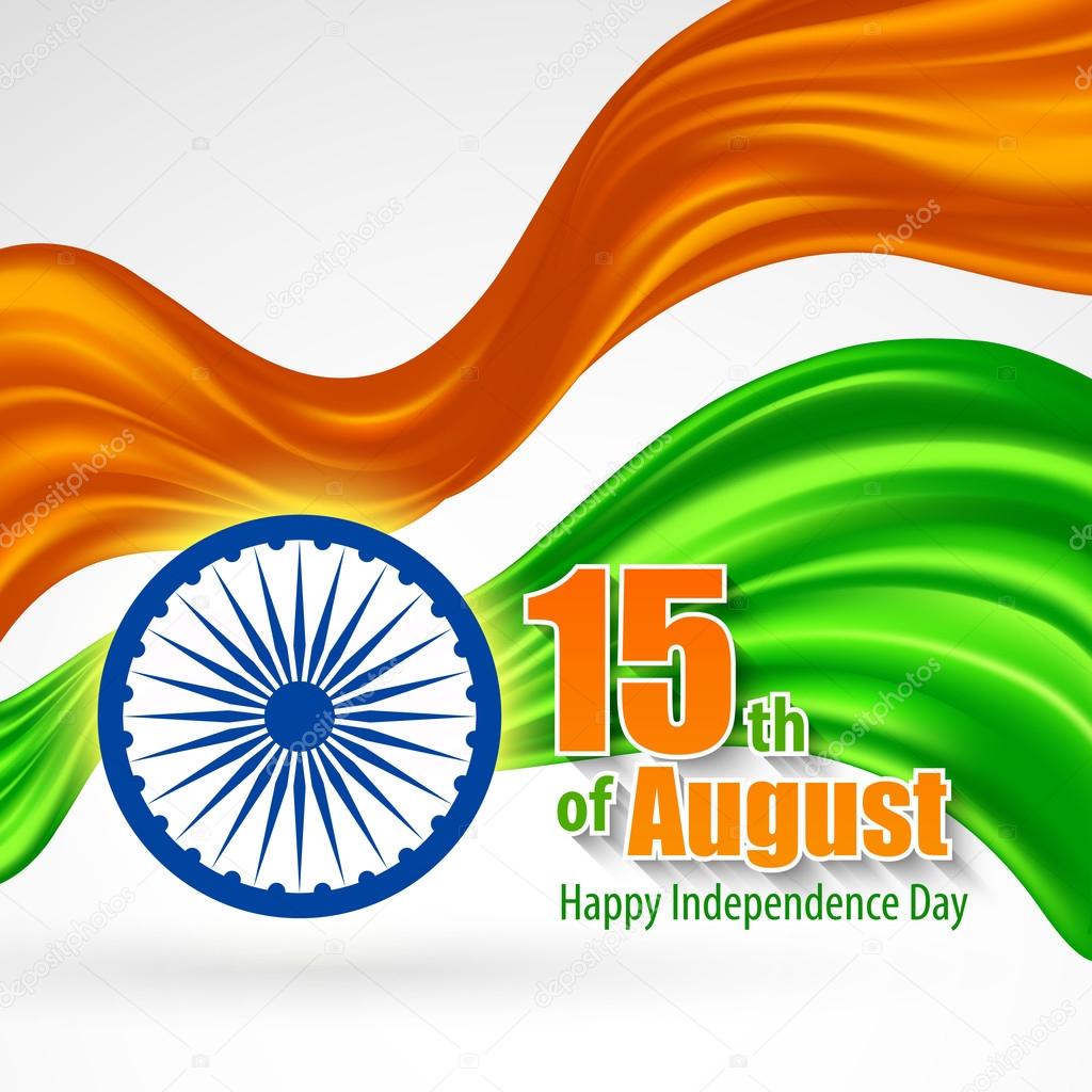 Independence Day India background. Template for a poster, leaflet, greeting  card and brochure. Vector illustration Stock Vector Image by ©Vik_Y  #113391910