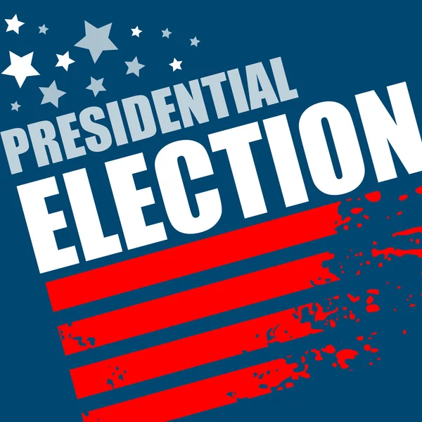 2016 USA presidential election poster. Vector illustration — Stock Vector