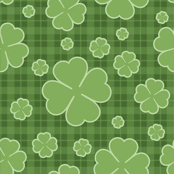 Seamless mönster St. Patricks Day. Vektor illustration — Stock vektor