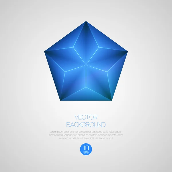 Fondo triangular abstracto — Vector de stock