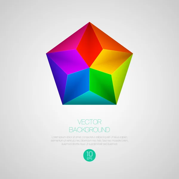 Abstrait fond triangulaire — Image vectorielle