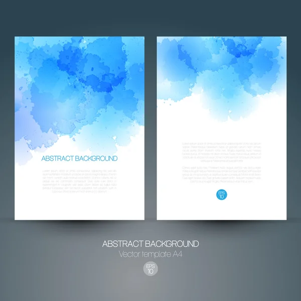 Fondos abstractos acuarela — Vector de stock