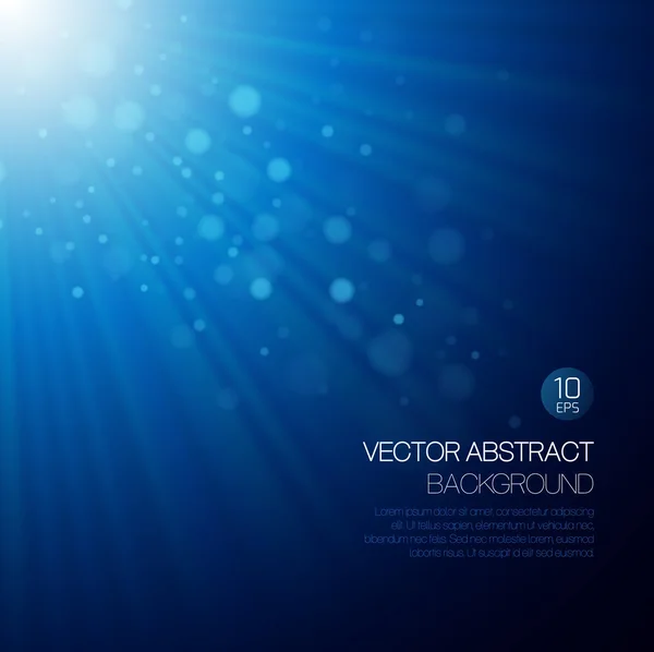 Background with glowing rays — Stock Vector