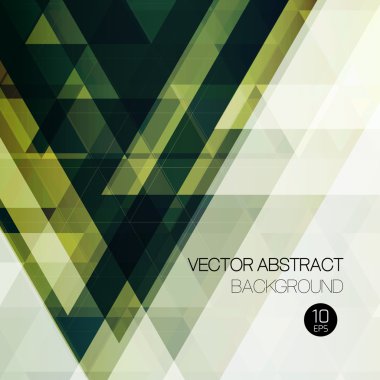 Vintage üçgen arka plan