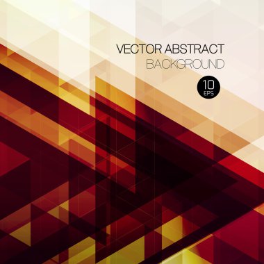 Vintage üçgen arka plan