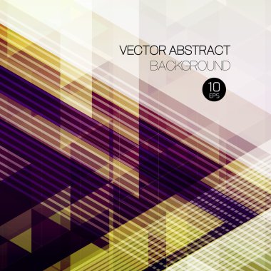 Vintage üçgen arka plan