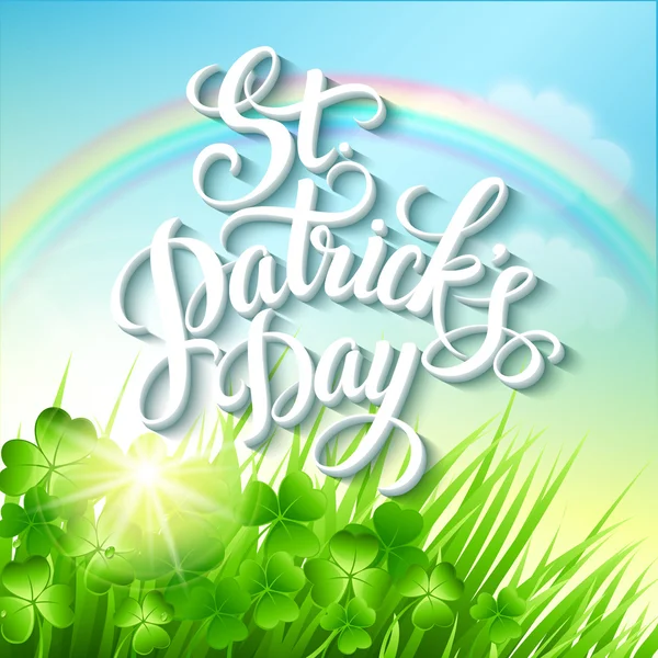 St. Patrick de dag Poster — Stockvector