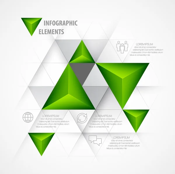 Abstrait fond triangulaire — Image vectorielle