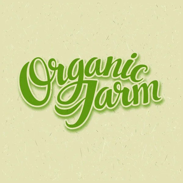 Organic Farm Logo — Stock Vector