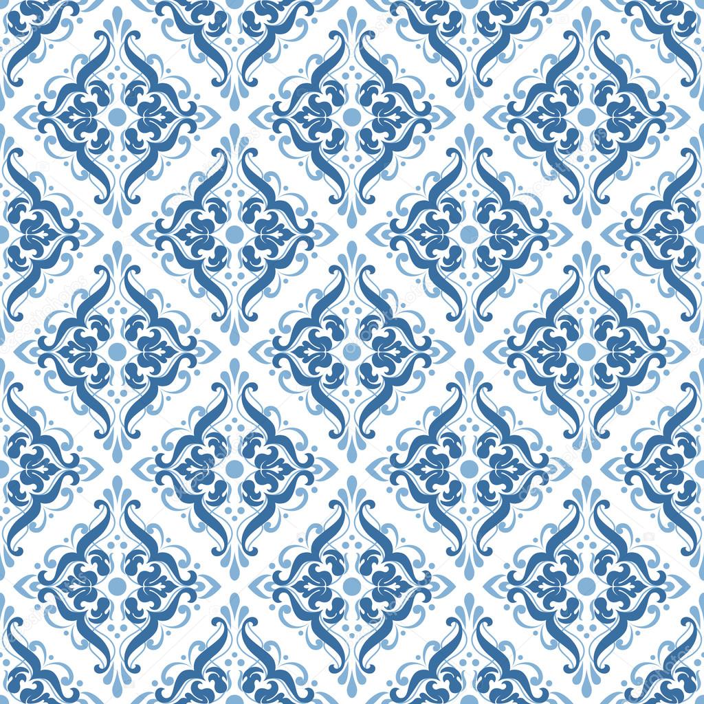 Damask vintage pattern.
