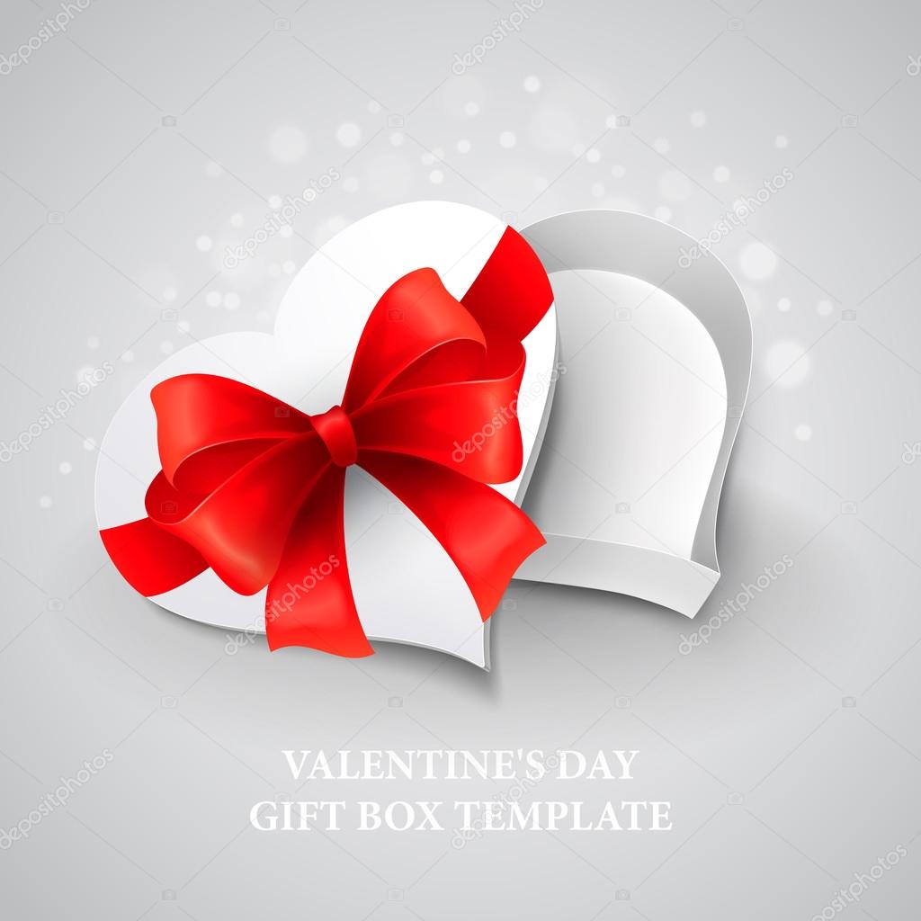 Valentine's Day heart shape box