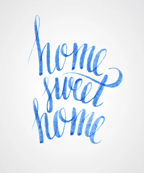 Sweet Home Schriftzug — Stockvektor
