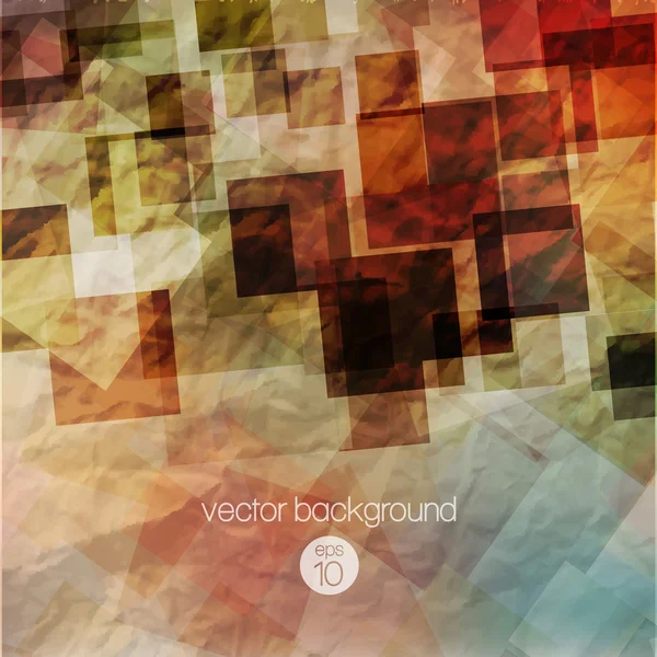 Abstracción retro grunge vector fondo — Vector de stock
