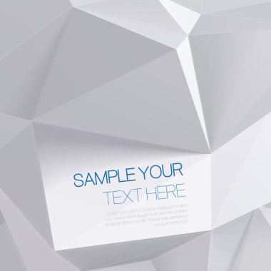 Düşük geometri çokgen. Vektör çizim