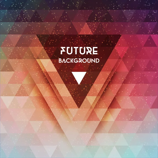 Abstract triangle future vector background — Stock Vector