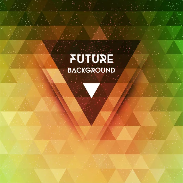 Abstract triangle future vector background — Stock Vector