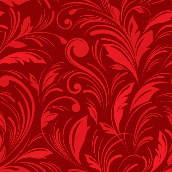 Motif floral vectoriel sans couture — Image vectorielle