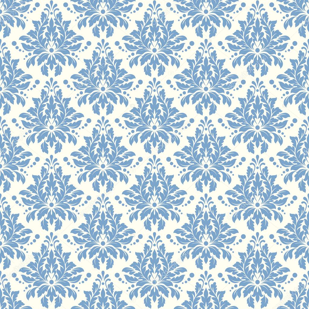 Damascus pattern. Seamless vintage background. Vector Stock Vector ...