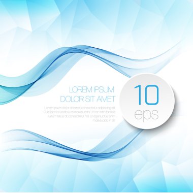 Arka plan dalga duman. Vektör çizim