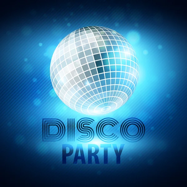 Disco party. vektorové ilustrace — Stockový vektor