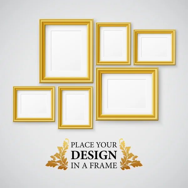 Vector Frame template — Stock Vector