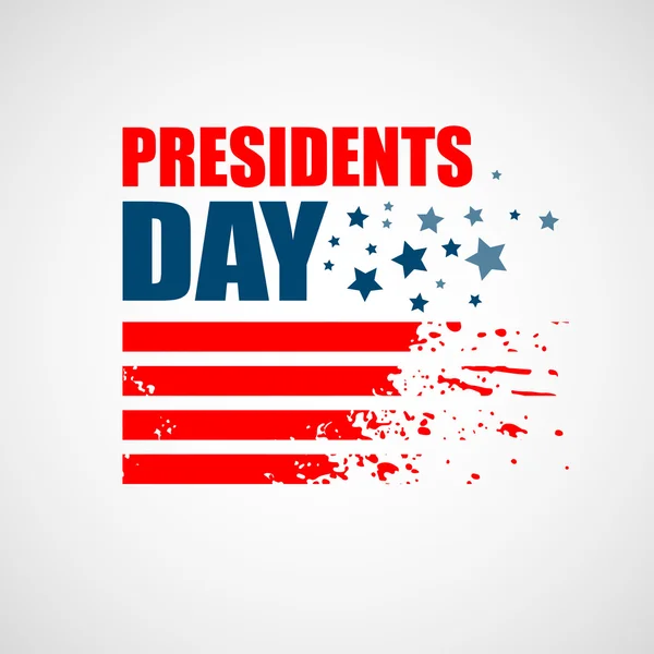 Presidents Day Vector Background — Stock Vector