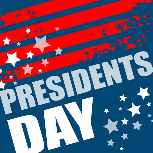 Presidents Day Vector Background — Stock Vector