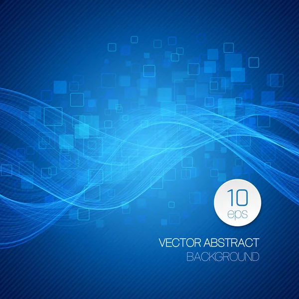 Blue abstract background. Vector illustration — Stock Vector