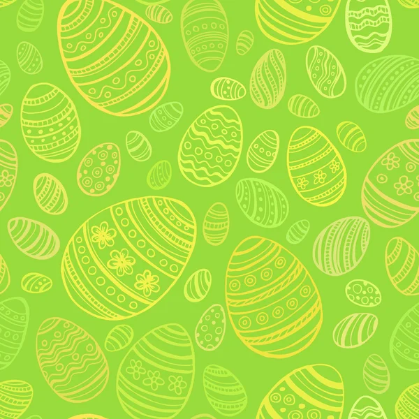 Huevo de Pascua. Patrón sin costura vectorial — Archivo Imágenes Vectoriales