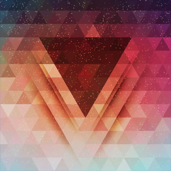 Abstrakt triangel framtida vektor bakgrund — Stock vektor