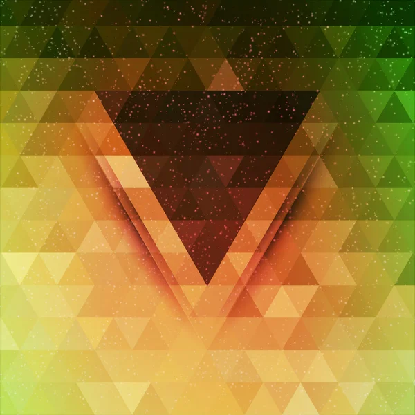 Triángulo abstracto futuro vector de fondo — Vector de stock