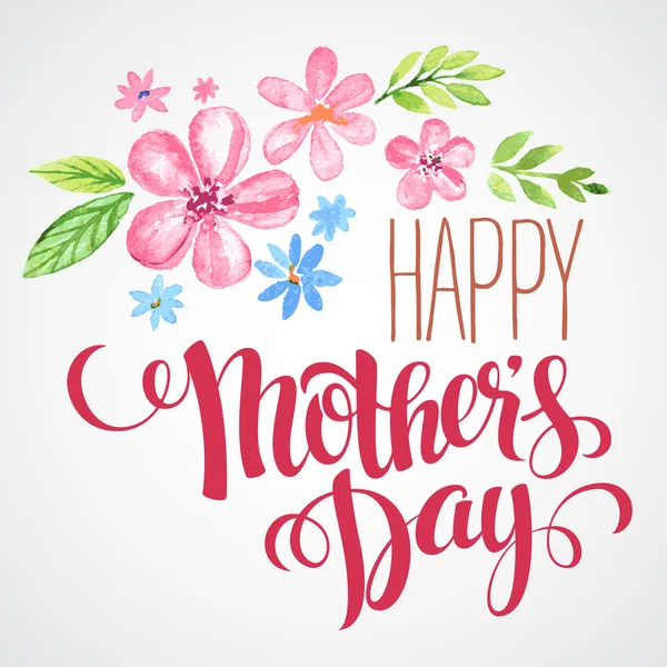 Carte Happy Mothers Day. — Image vectorielle