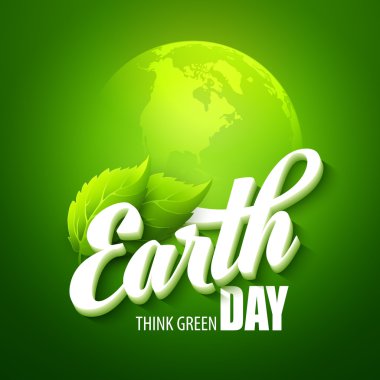Earth Day design clipart