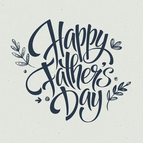 Tarjeta de felicitación para el Día del Padre. Ilustración vectorial — Vector de stock