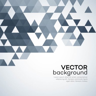 soyut şablon arka plan ile üçgen şekiller
