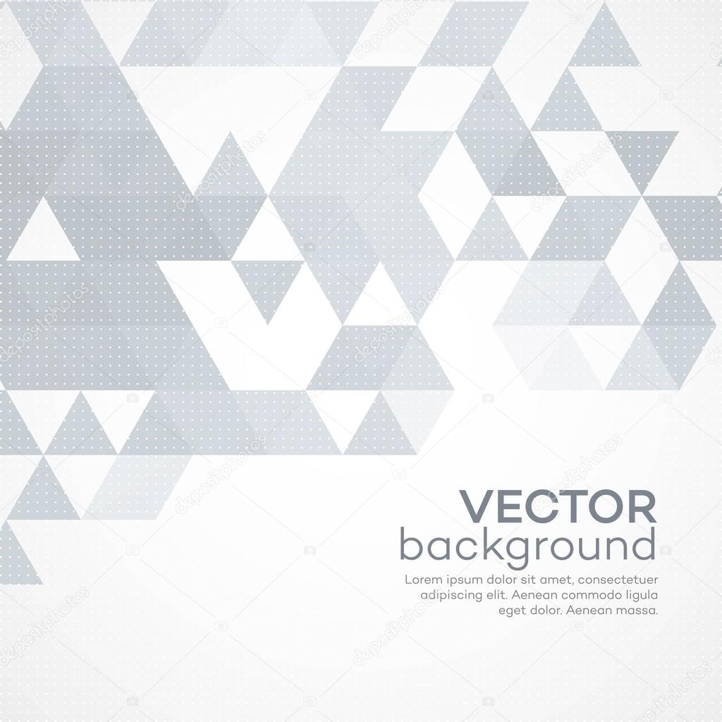 Abstract template background with triangle shapes